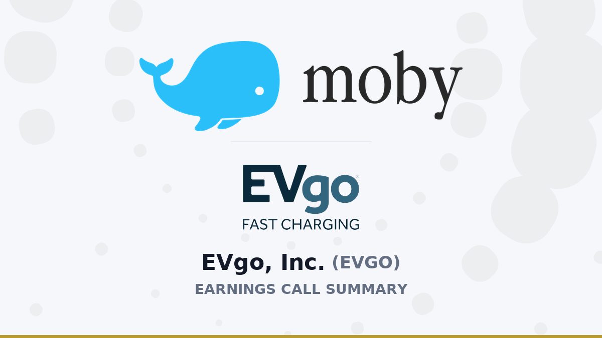 EVgo, Inc. Q2 2026 Earnings Call Summary