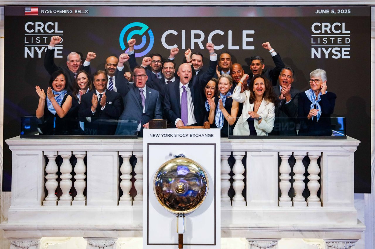 Stablecoin issuer Circle just got the greenlight to operate as a bank. The shares are up 5%