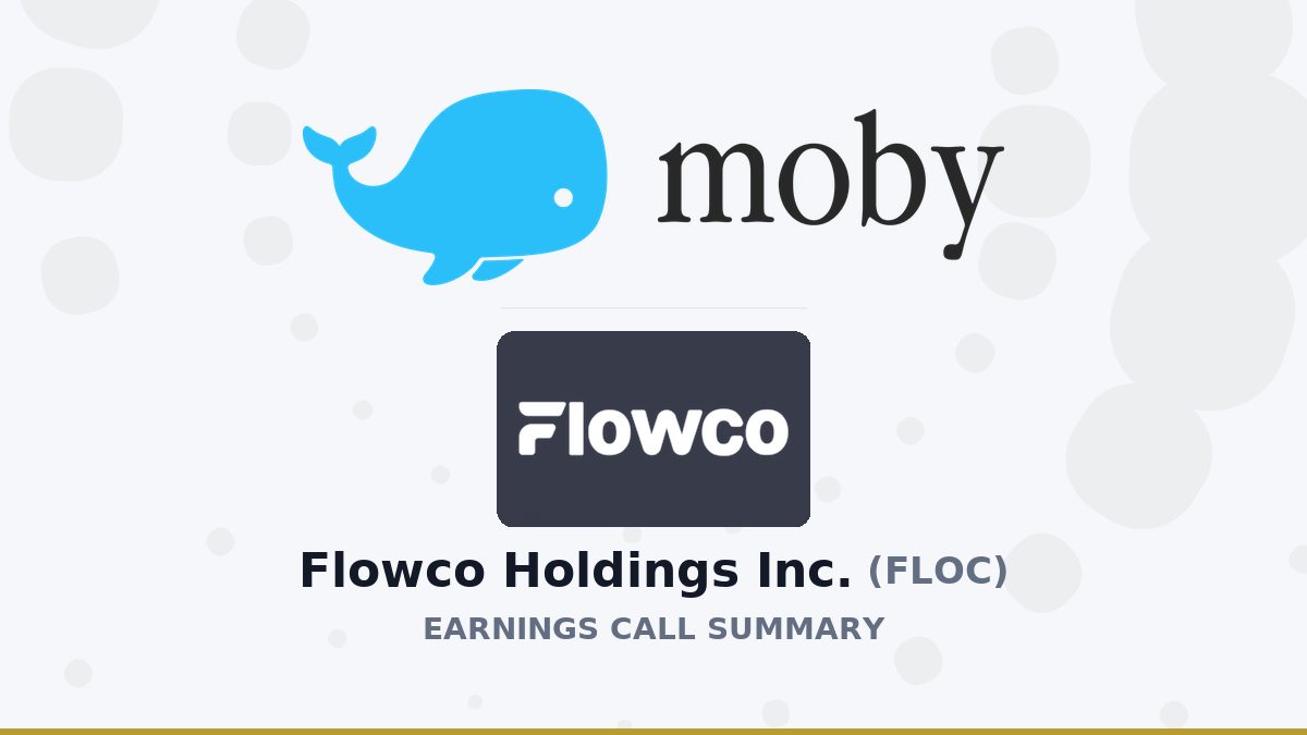 Flowco Holdings Inc. Q2 2026 Earnings Call Summary