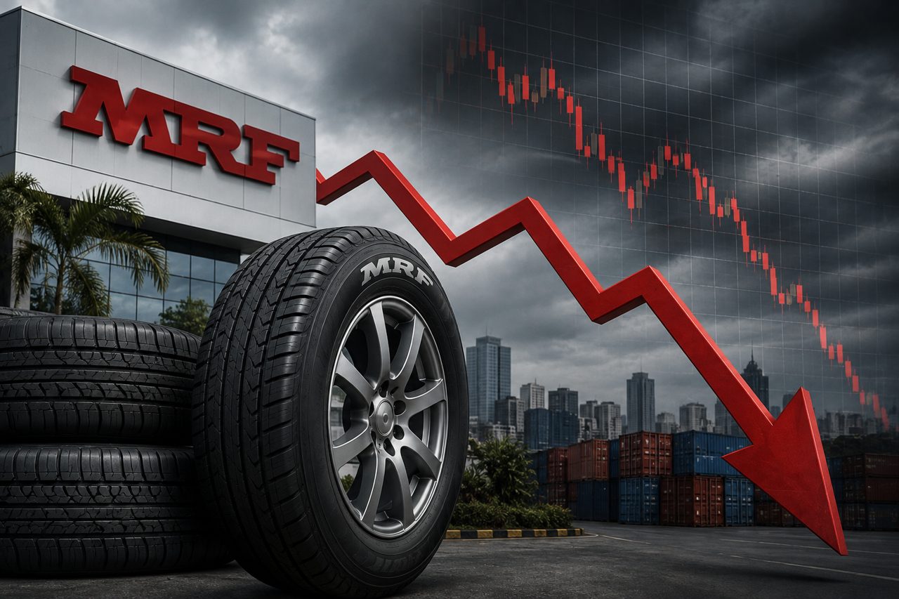 MRF Q1 Results: PAT dips 6% YoY to Rs 479 crore; shares fall 3% amid sharp margin contraction