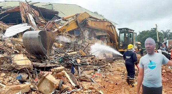 Anambra building collapse survivors narrate ordeal under the structure rubble