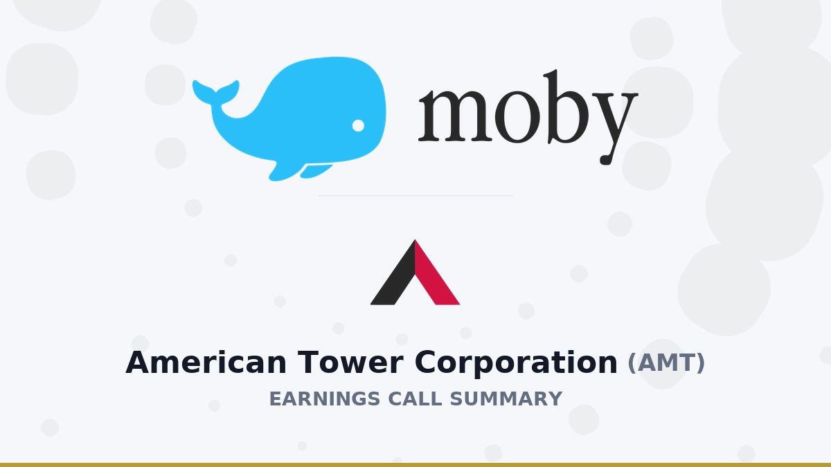 American Tower Corporation Q2 2026 Earnings Call Summary