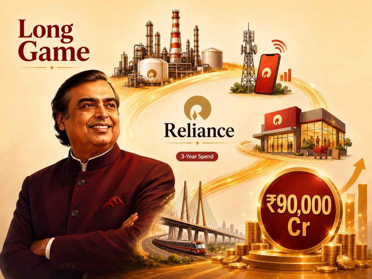 Mukesh Ambani’s long game: How Reliance could turn a 3-year spending spree into Rs 90,000 crore of free cash flow