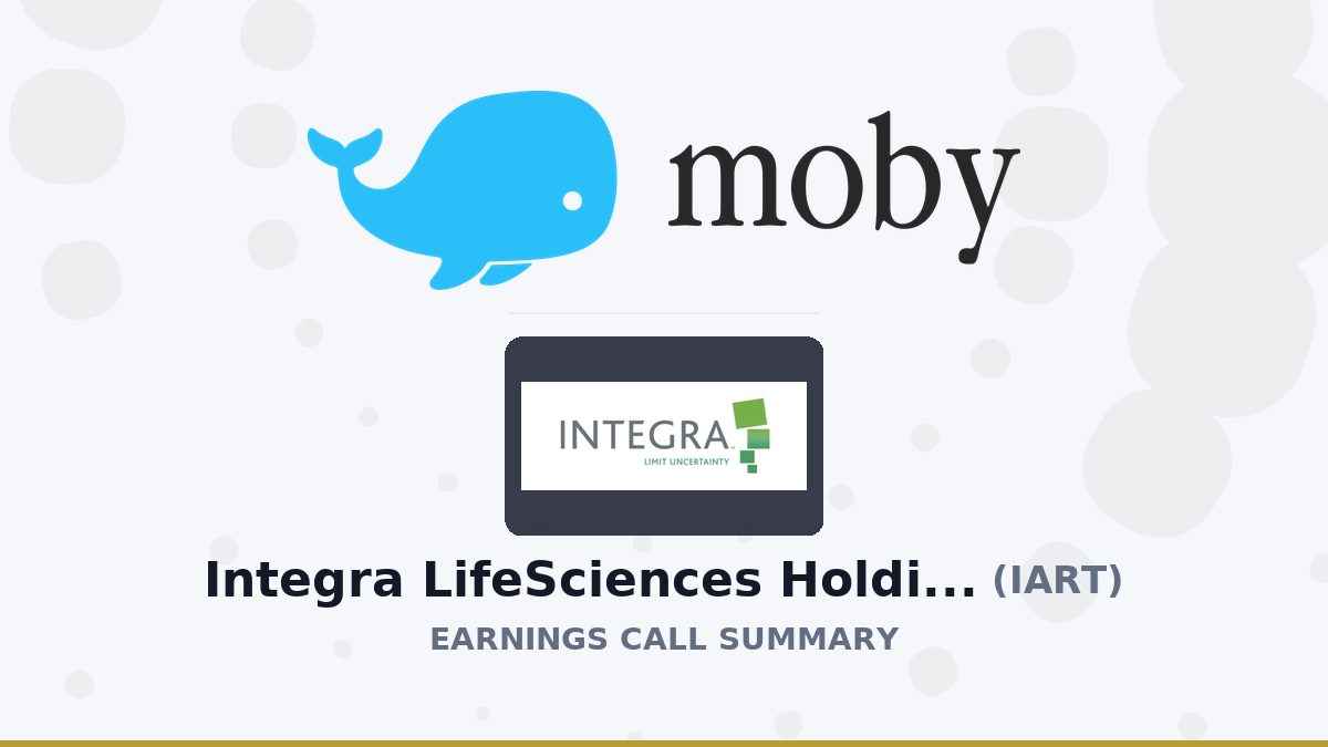 Integra LifeSciences Holdings Corporation Q2 2026 Earnings Call Summary