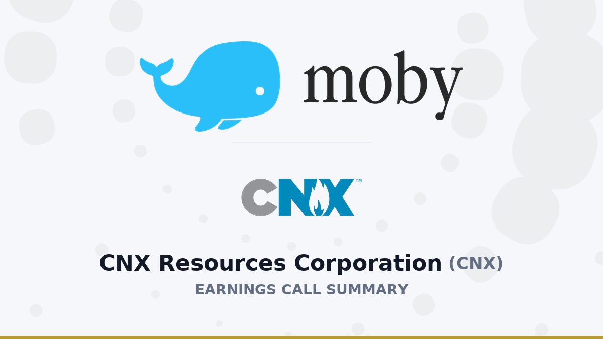 CNX Resources Corporation Q2 2026 Earnings Call Summary