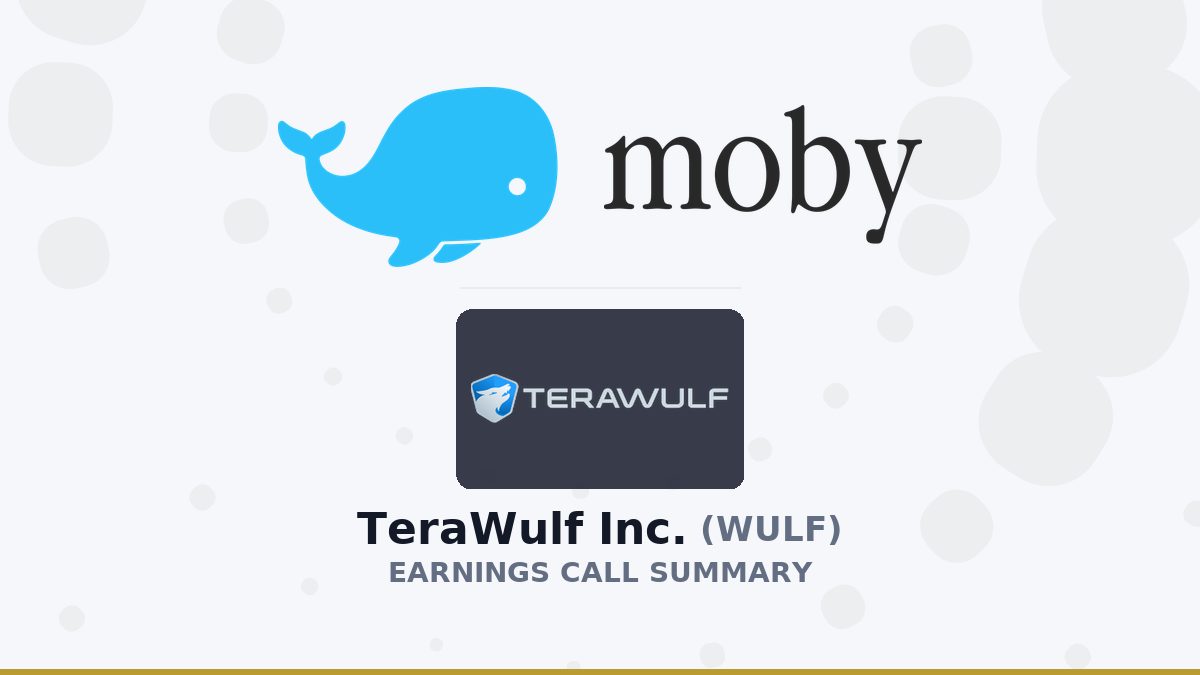 TeraWulf Inc. Q2 2026 Earnings Call Summary