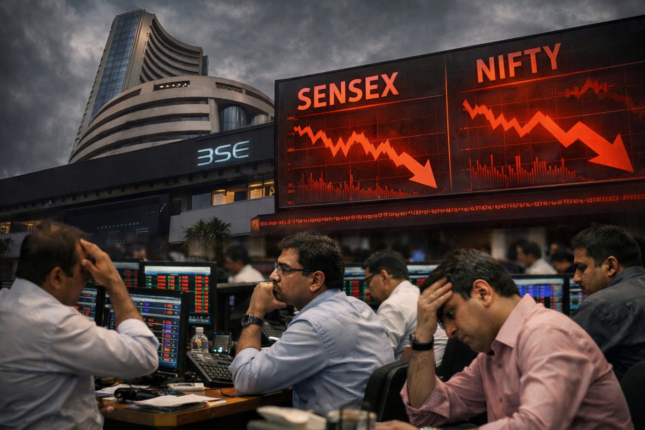 Indian Stocks Drop as US-Iran Conflict Escalation Pushes Brent Crude to $84