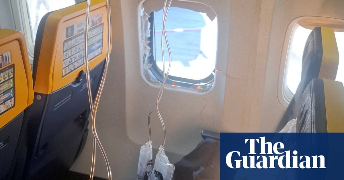 Ryanair says its planes are safe after passenger nearly sucked out window