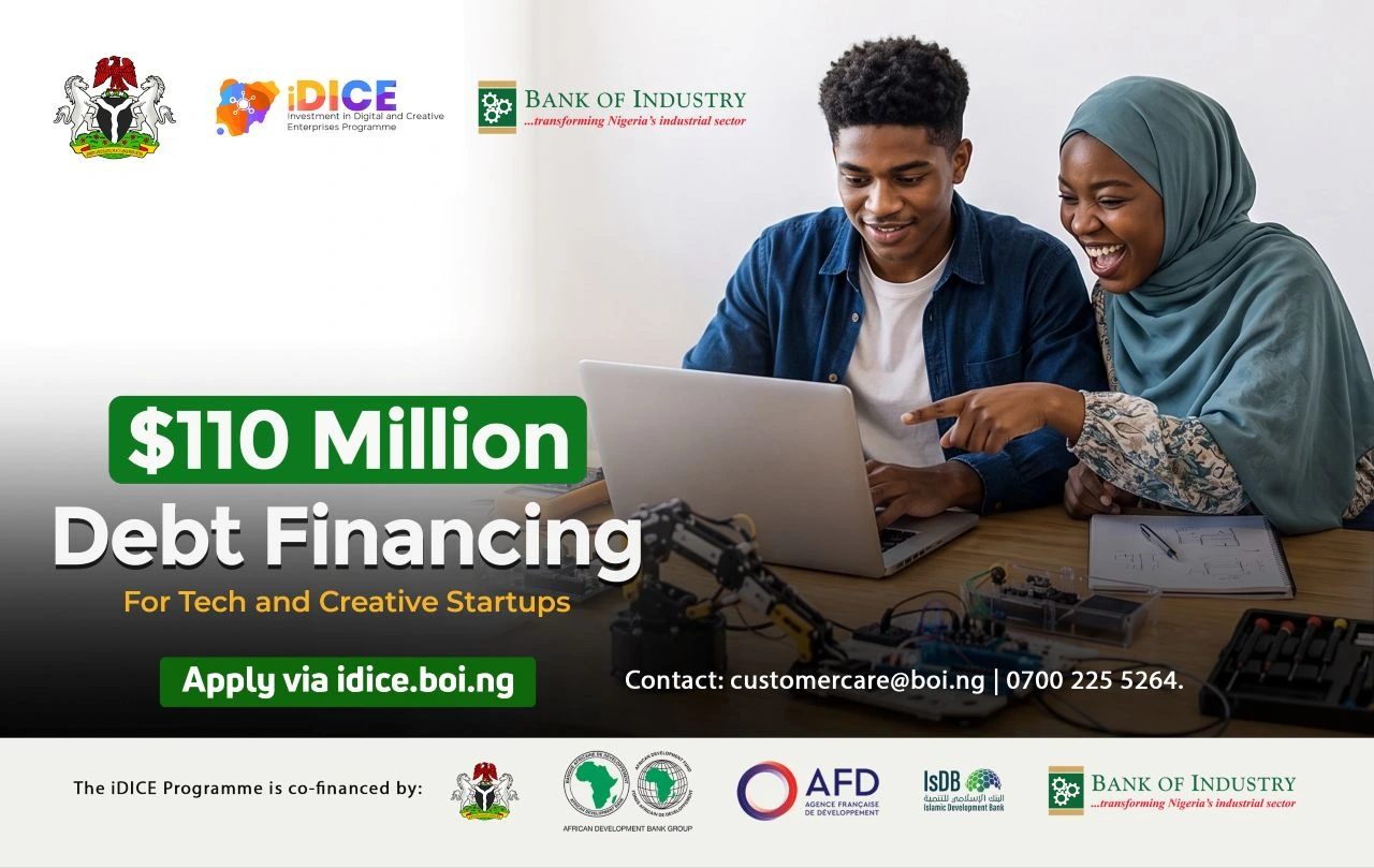 FGN Opens $110 Million debt financing window for tech & creative startups under the iDICE programme