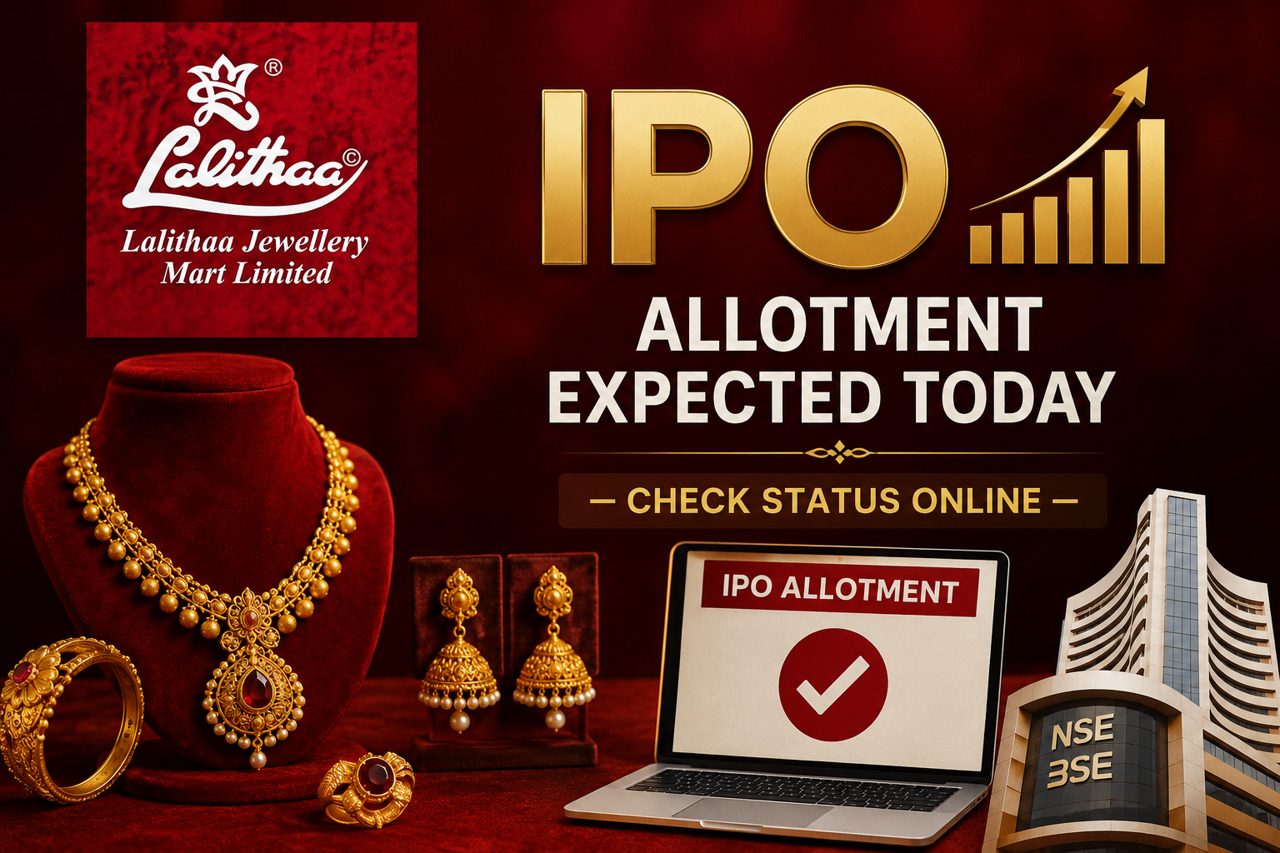 Lalithaa Jewellery Mart IPO allotment expected today; GMP at 27% — Here’s how to check status