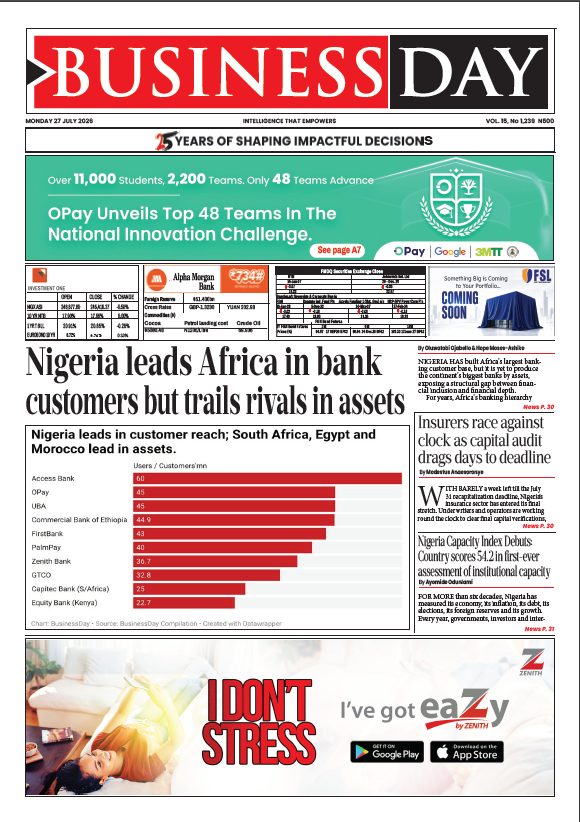 BusinessDay 27th Jul 2026