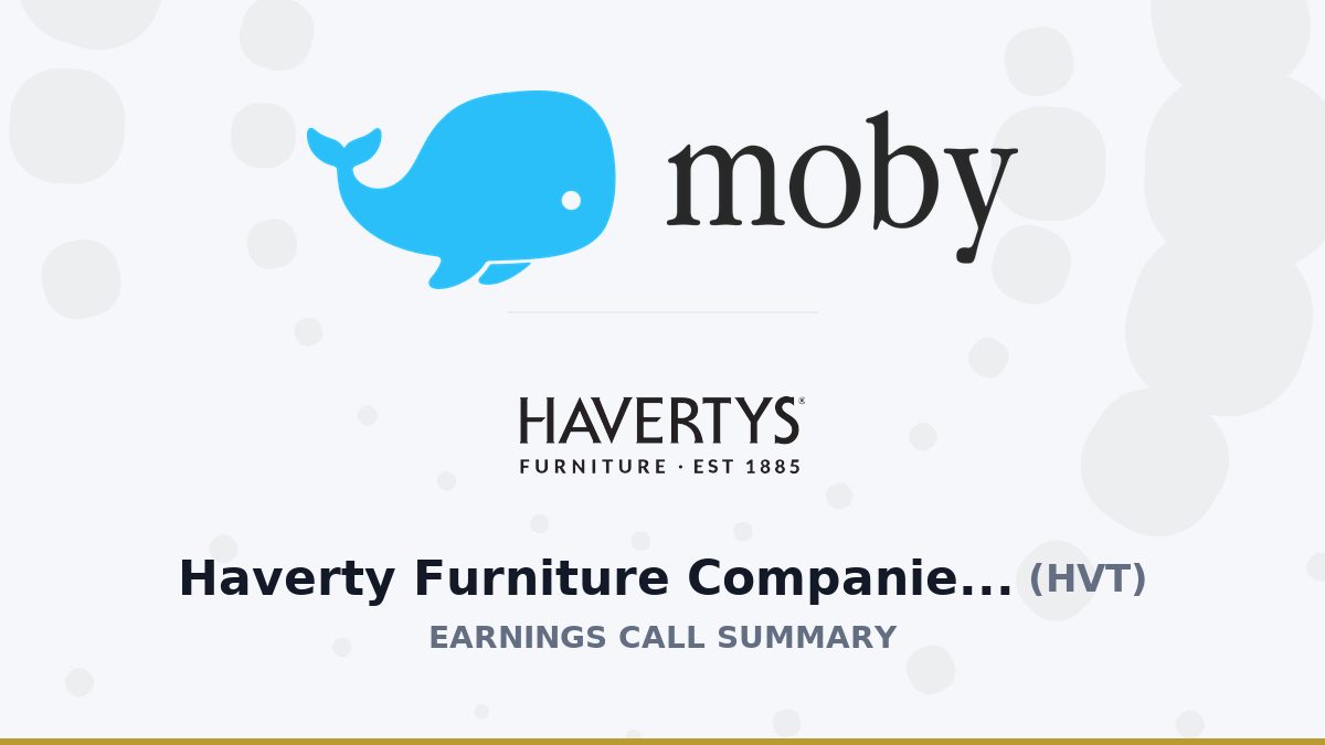 Haverty Furniture Companies, Inc. Q2 2026 Earnings Call Summary