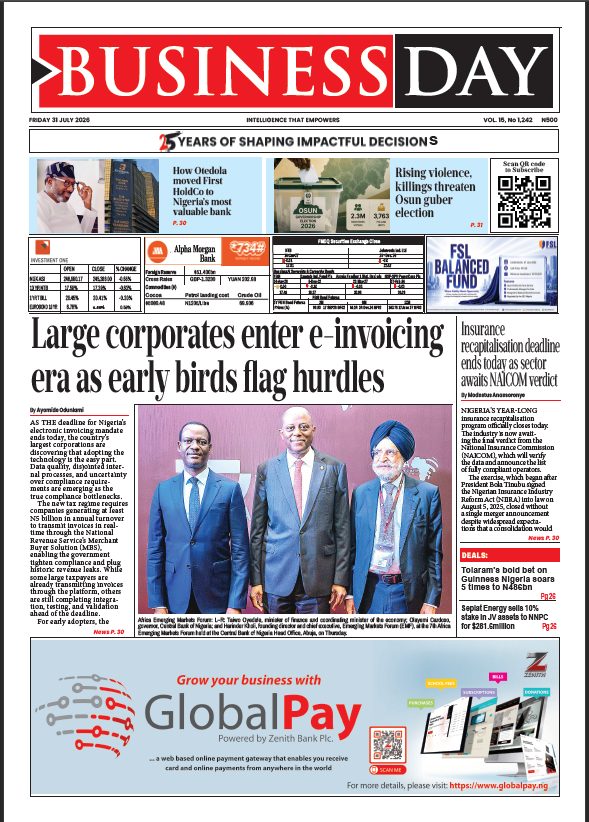 BusinessDay 31st Jul 2026
