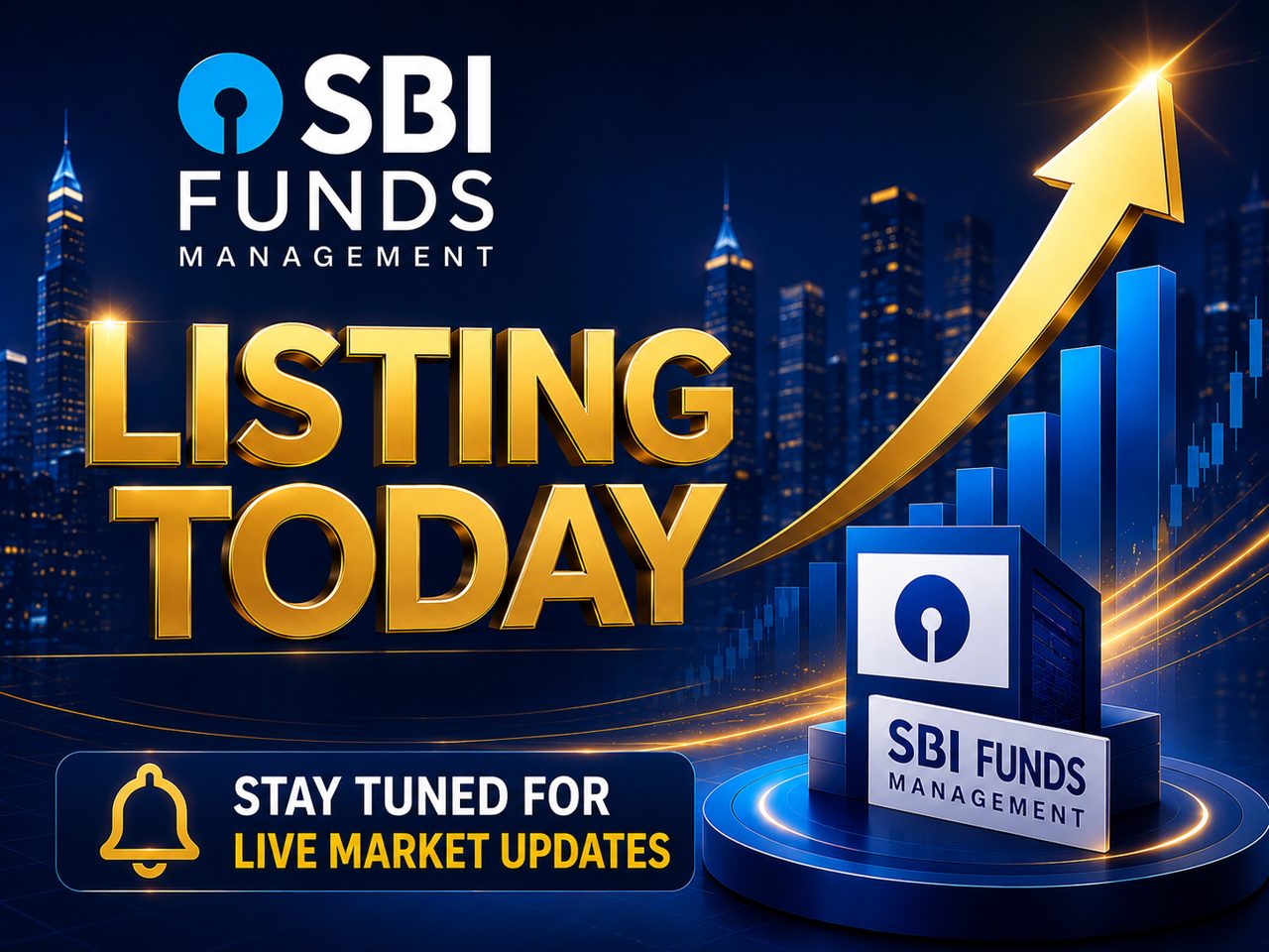 SBI Funds Management lists at 7% premium after Rs 9,795-crore IPO