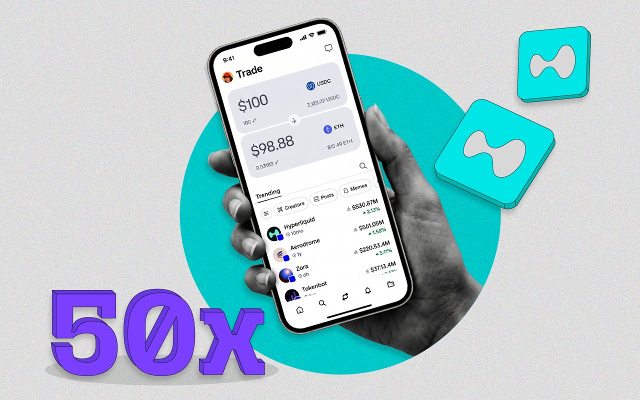 Hyperliquid Lands on Coinbase Base App With 50x Leverage and 290+ Markets