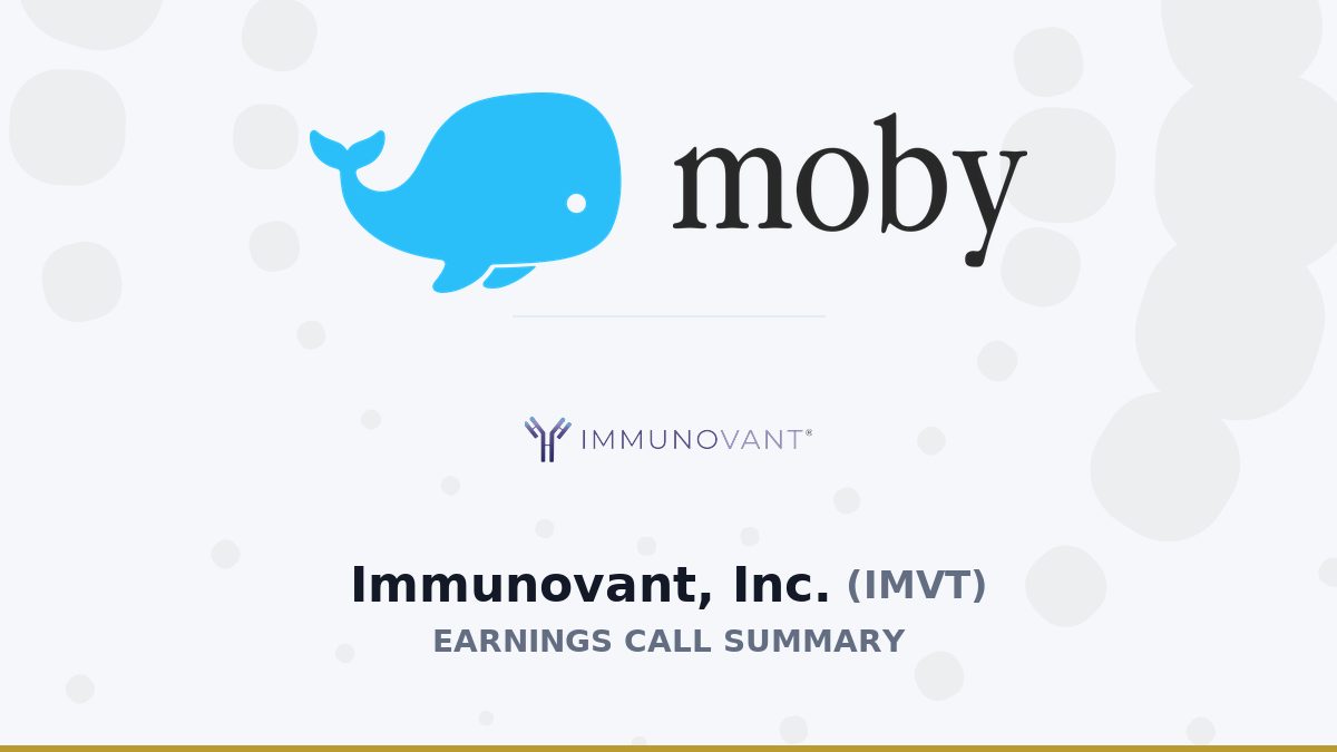 Immunovant, Inc. Q1 2027 Earnings Call Summary