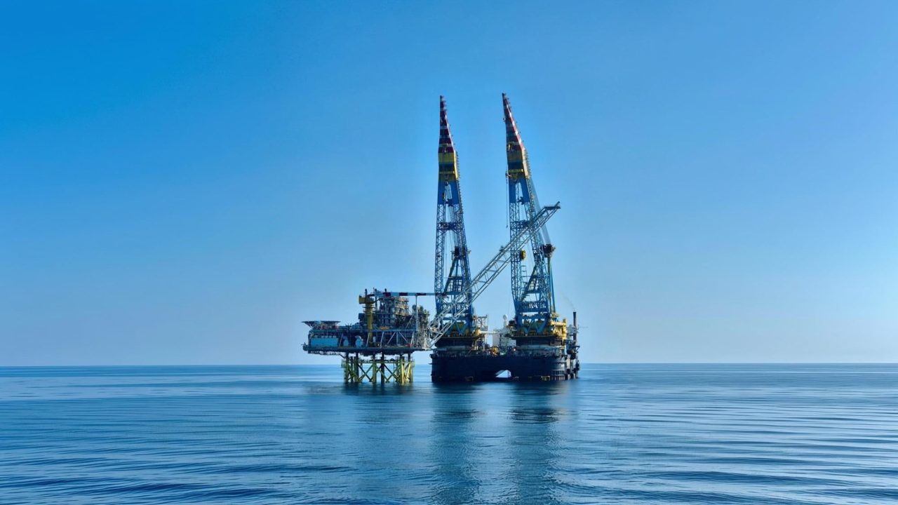 Black Sea platform slides into place at Europe’s €4-billion offshore gas project