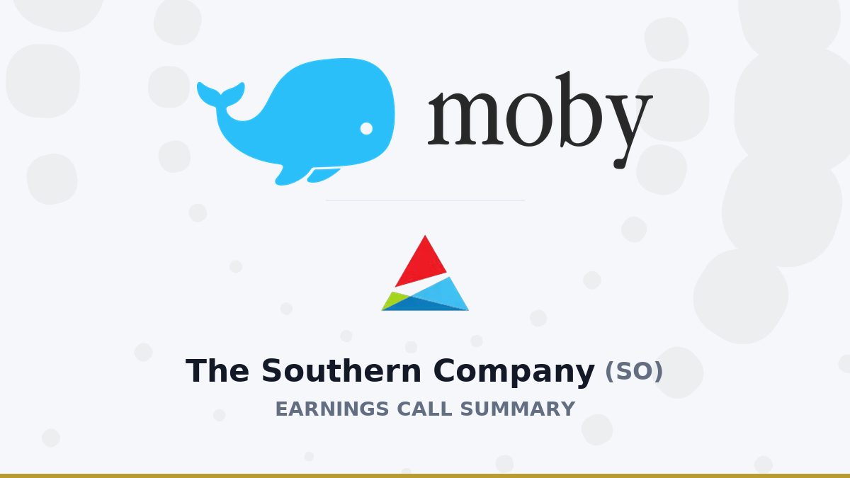 The Southern Company Q2 2026 Earnings Call Summary
