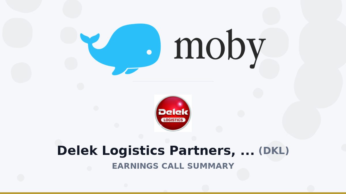 Delek Logistics Partners, LP Q2 2026 Earnings Call Summary