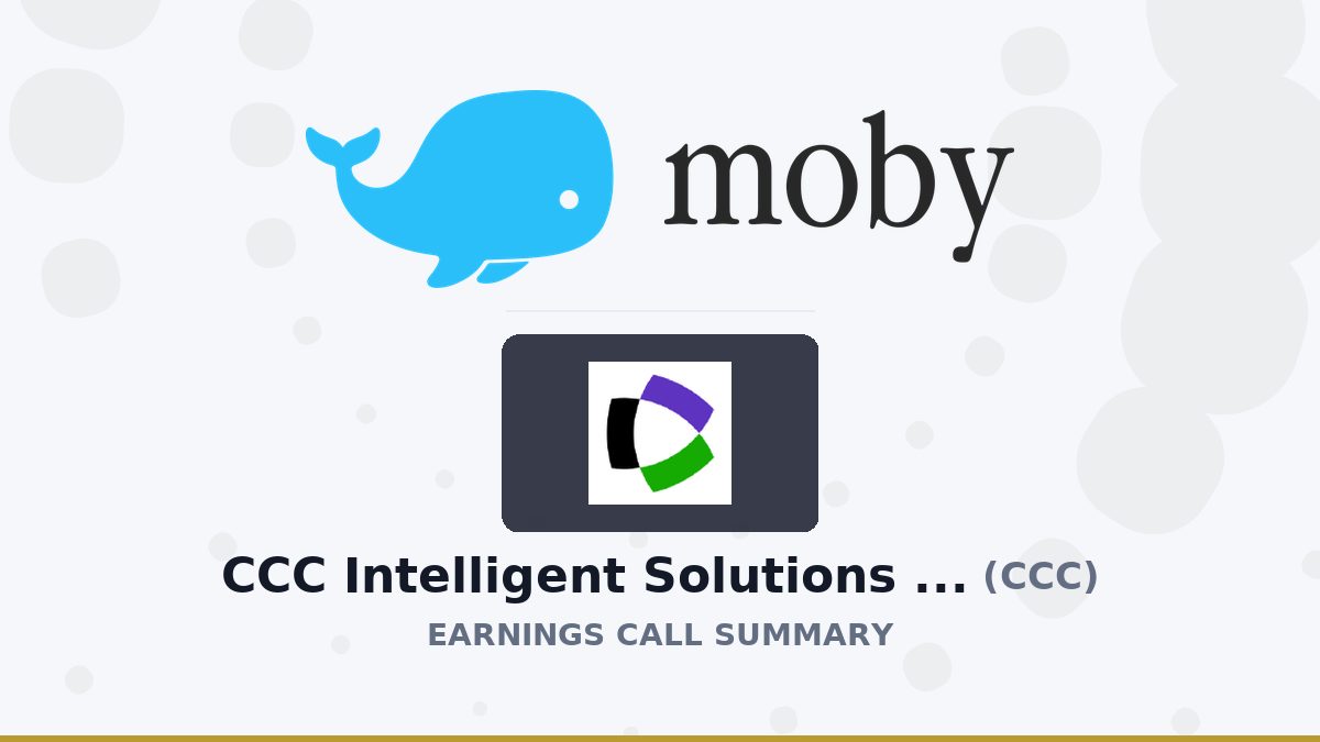 CCC Intelligent Solutions Holdings Inc. Q2 2026 Earnings Call Summary