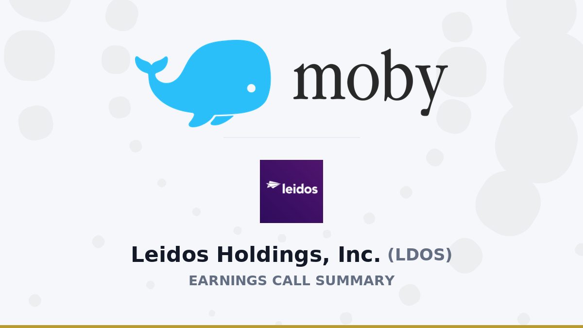 Leidos Holdings, Inc. Q2 2026 Earnings Call Summary