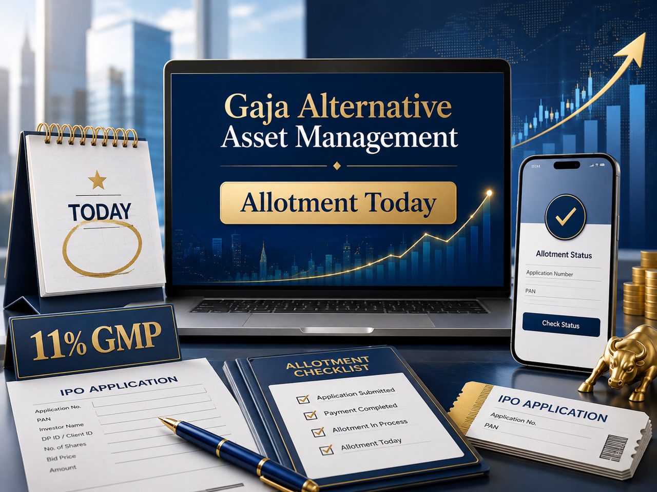 Gaja Alternative Asset Management allotment expected today; GMP at 11% — Here’s how to check status online