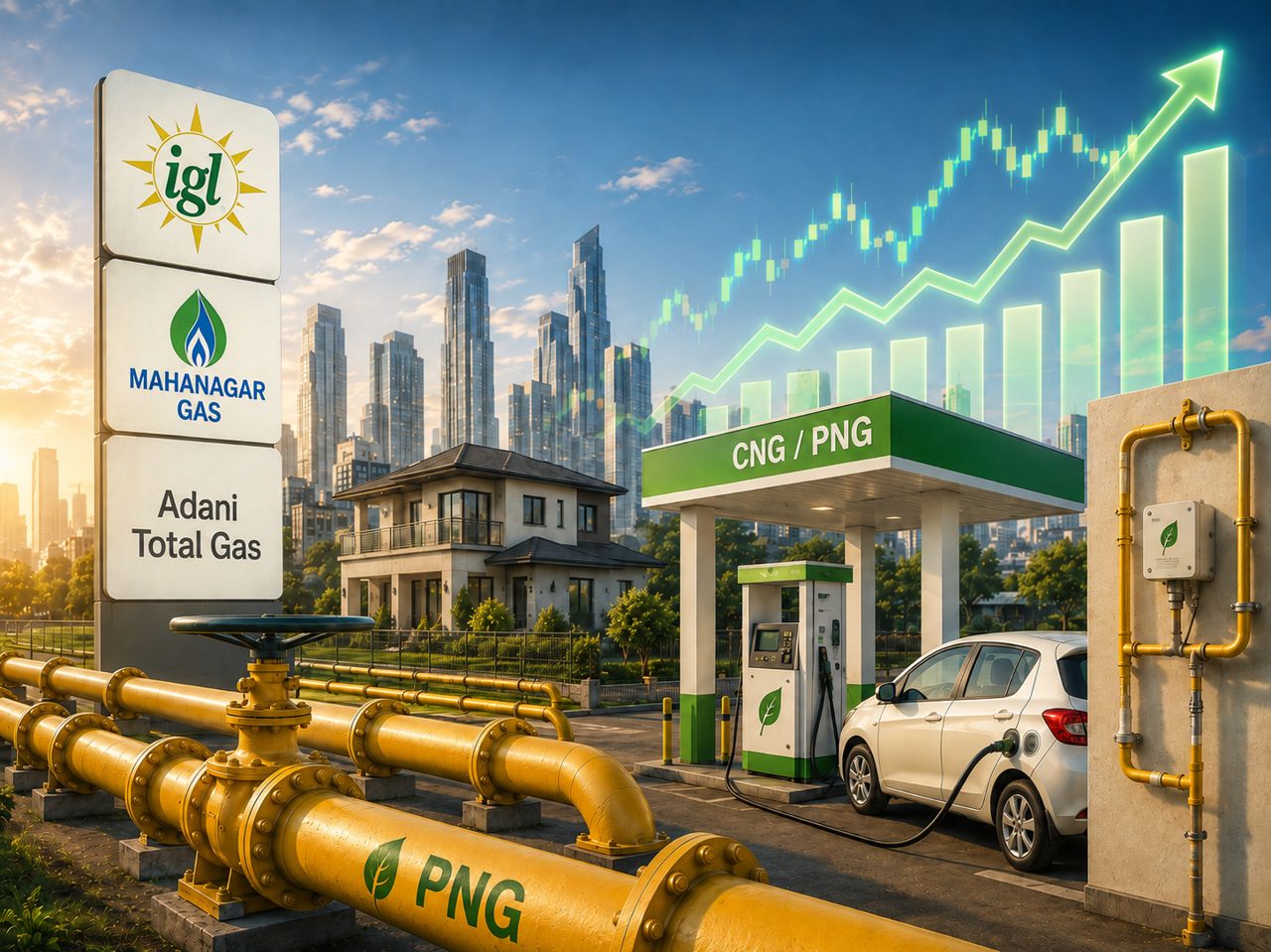 IGL, MGL, Adani Total Gas shares rally up to 6% as govt boosts domestic PNG push