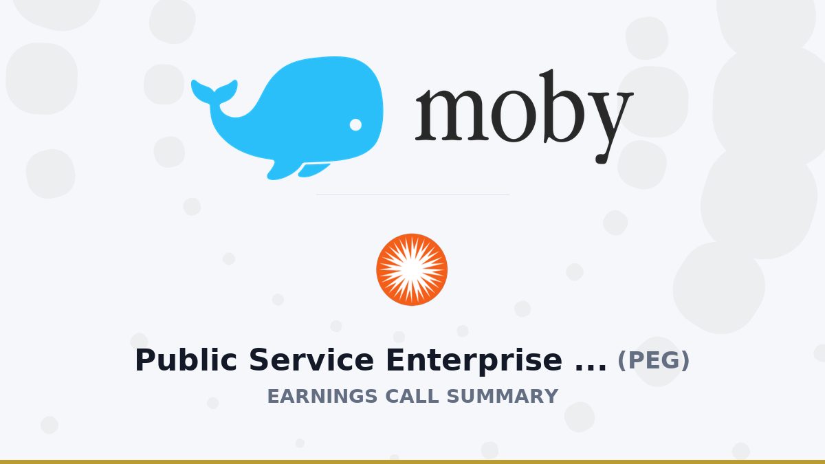 Public Service Enterprise Group Incorporated Q2 2026 Earnings Call Summary