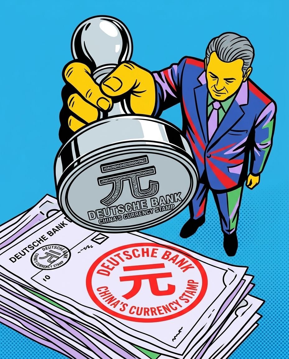 Deutsche Bank Gets China’s Currency Stamp