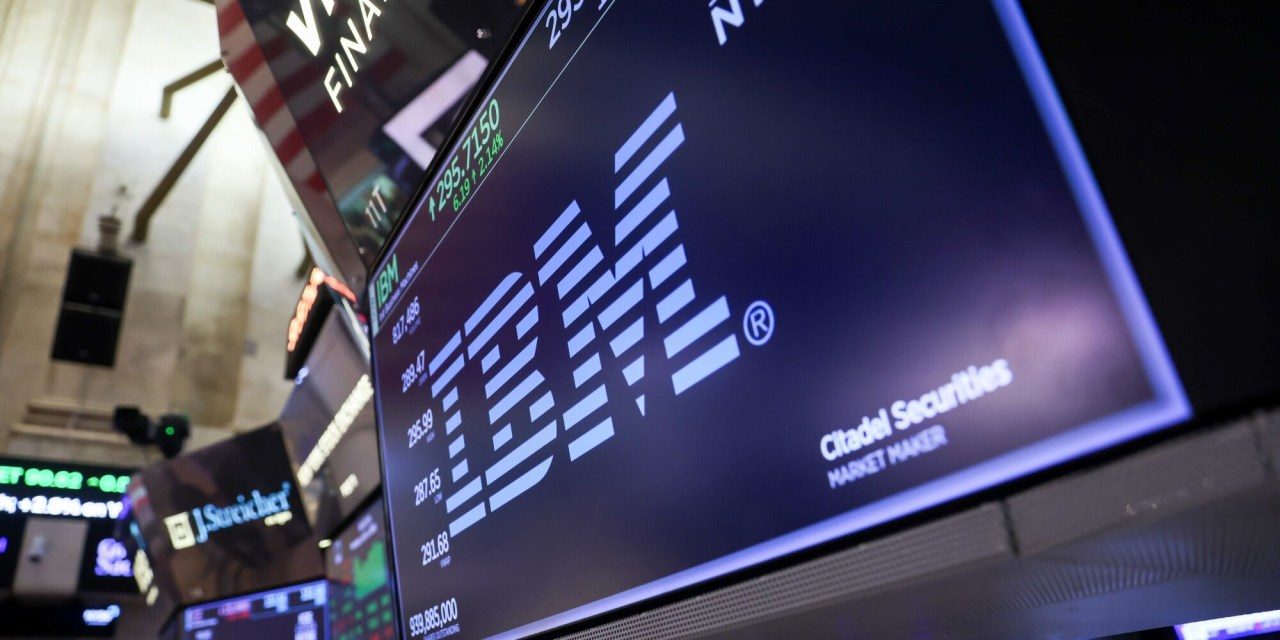 IBM Suffers Biggest Share Drop in Its History