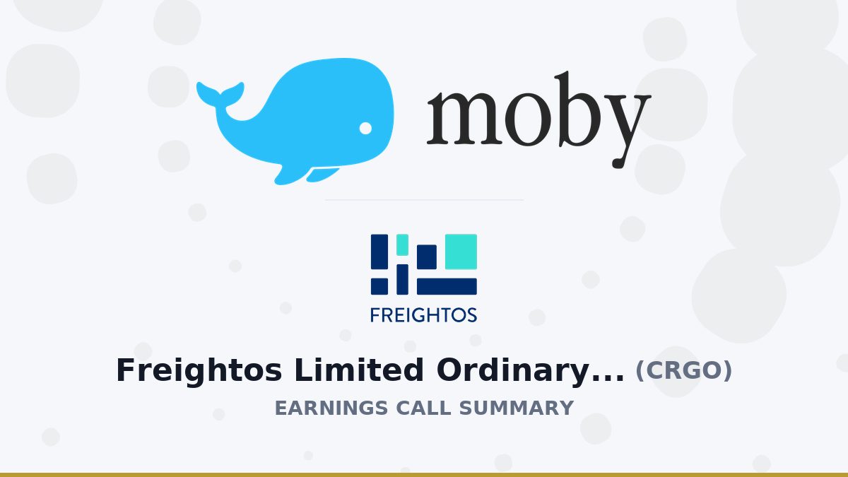 Freightos Limited Ordinary shares Q2 2026 Earnings Call Summary