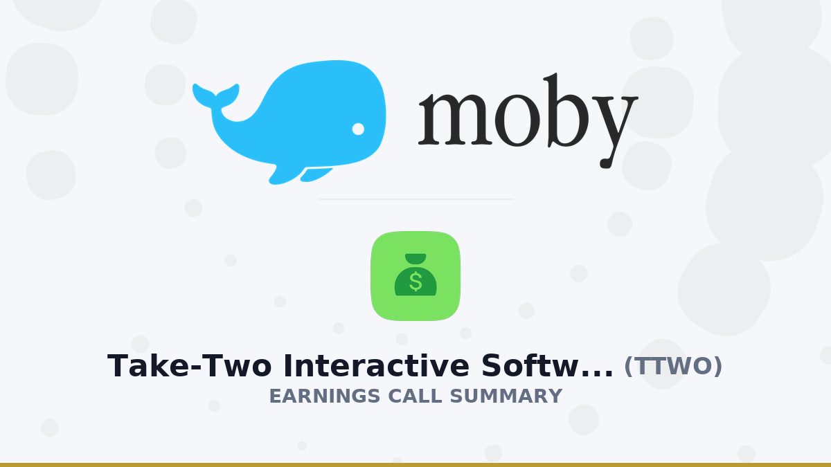 Take-Two Interactive Software, Inc. Q1 2027 Earnings Call Summary