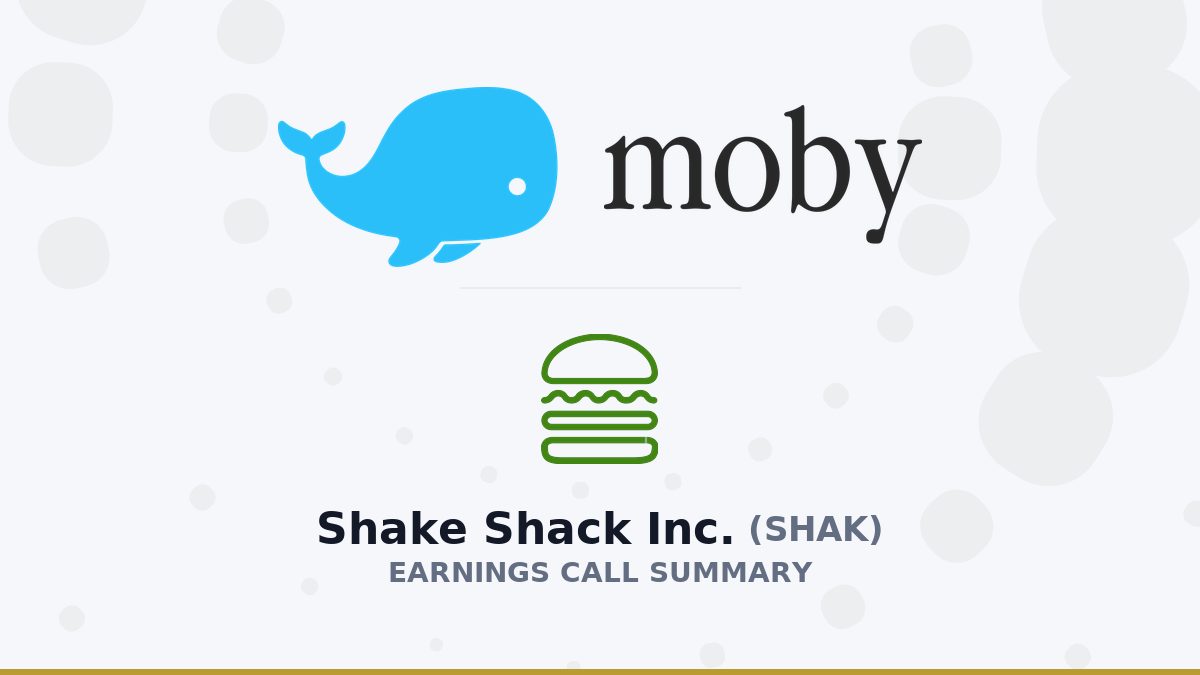 Shake Shack Inc. Q2 2026 Earnings Call Summary