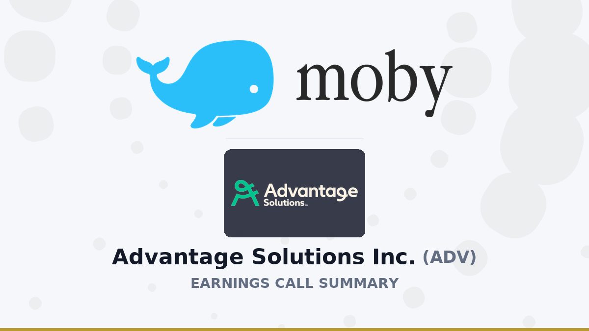 Advantage Solutions Inc. Q2 2026 Earnings Call Summary