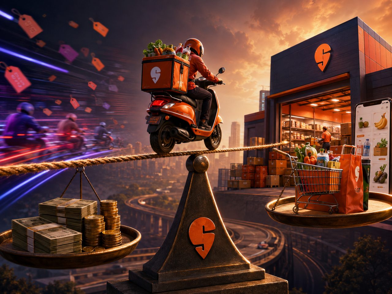Swiggy’s ₹60,000 crore breakeven challenge: Can Instamart grow without restarting the cash war?