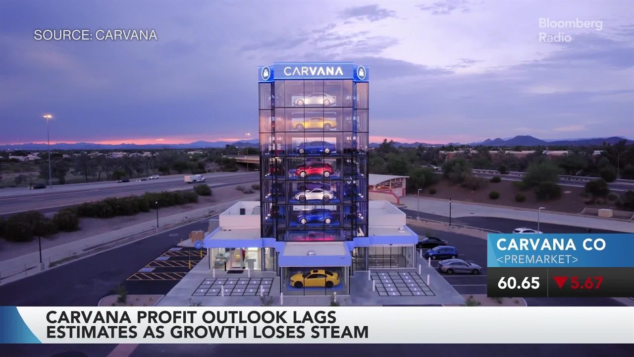 Carvana Sinks on Forecast; Chipotle Raises Guidance | Stock Movers