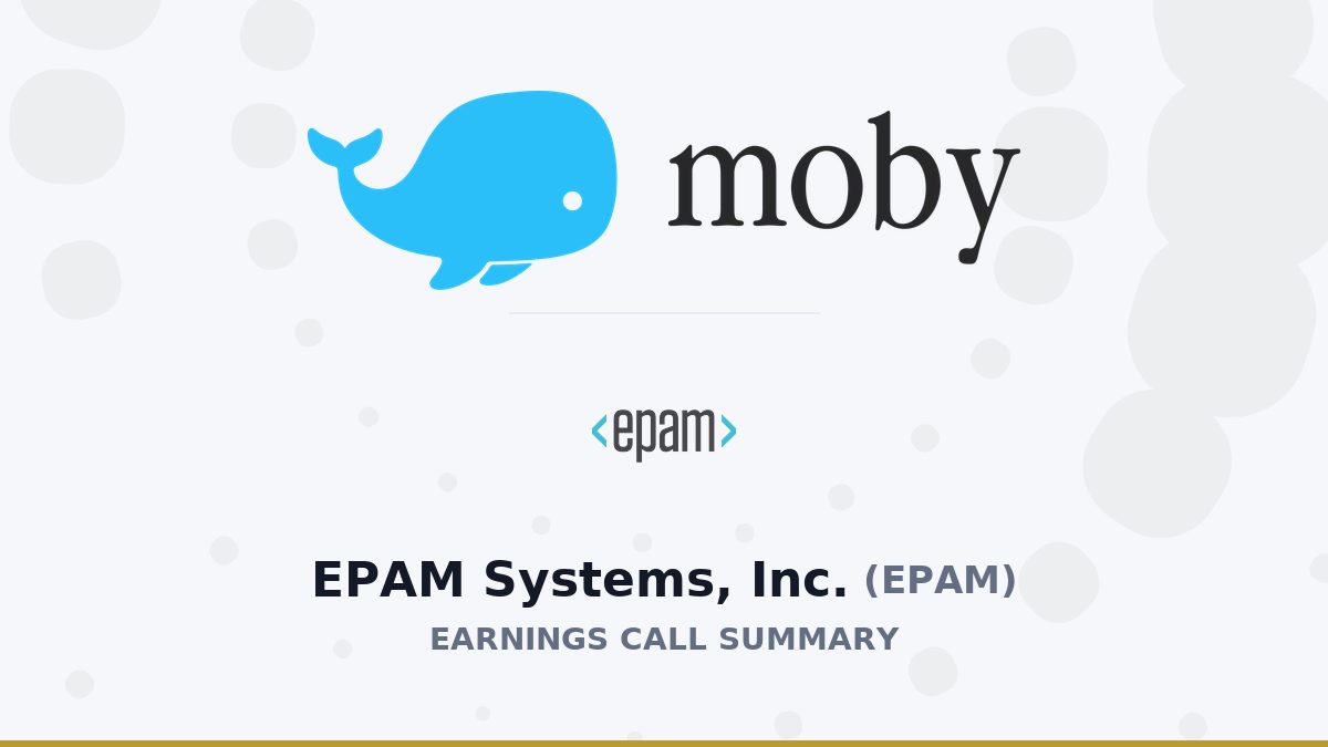 EPAM Systems, Inc. Q2 2026 Earnings Call Summary