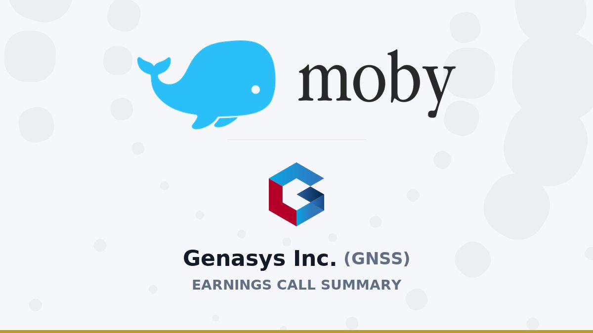 Genasys Inc. Q3 2026 Earnings Call Summary