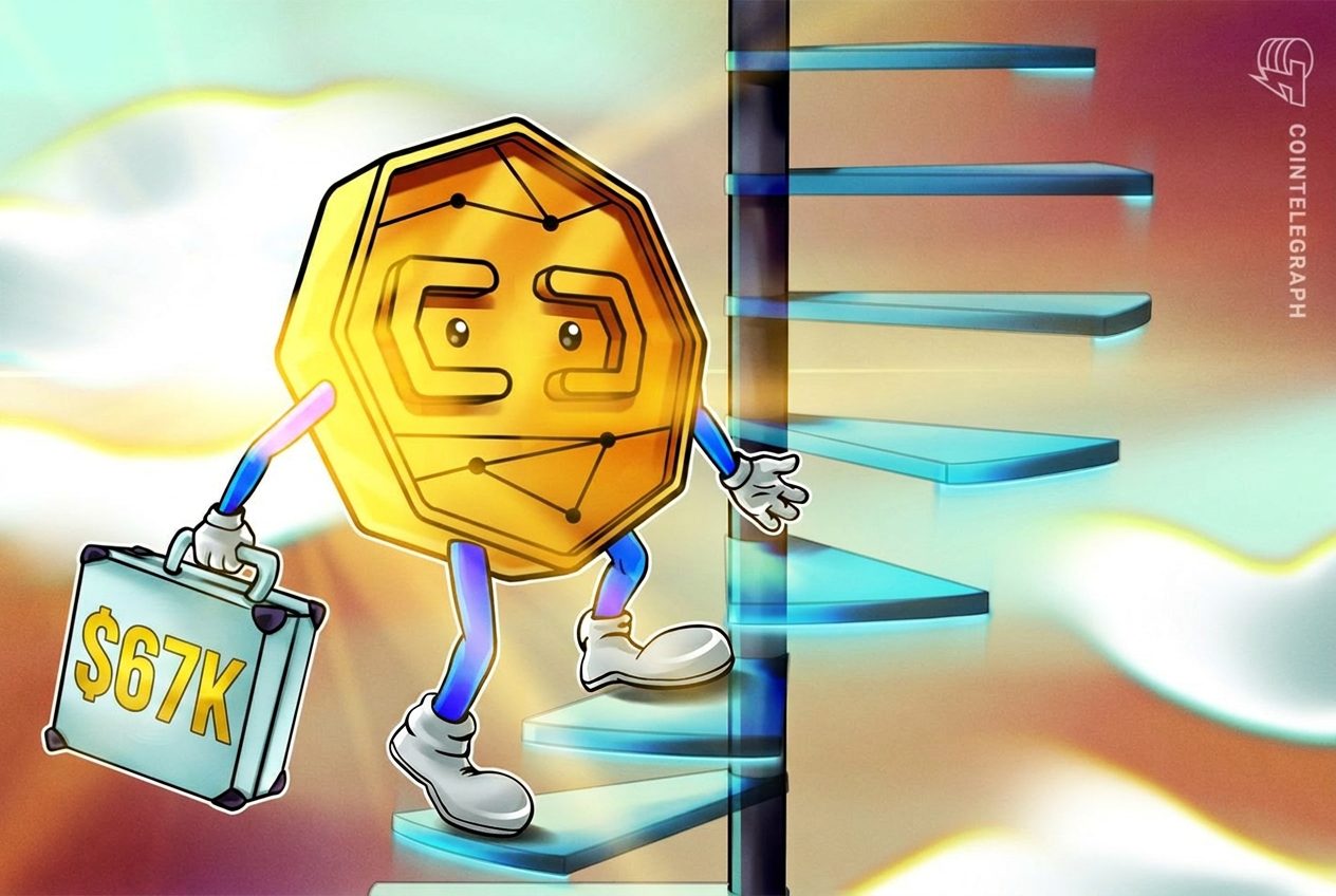 Bitcoin nears $67,000 as markets ignore Iran strikes and tariff risks