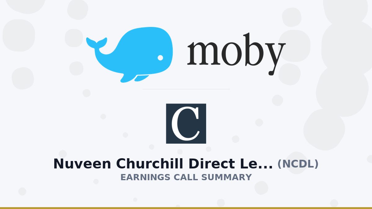 Nuveen Churchill Direct Lending Corp. Q2 2026 Earnings Call Summary