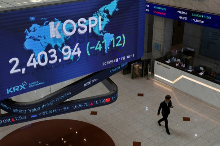 Kospi, Most Asian Markets Edge Down, MidEast Awaits Deal