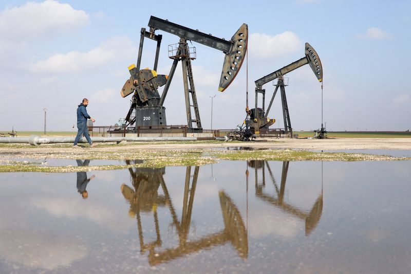 Oil rises as traders assess shipping flows; monthly gains in sight
