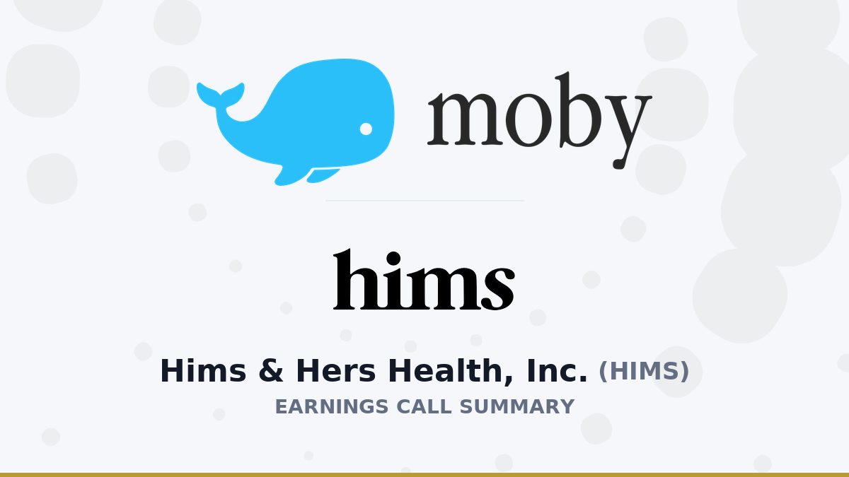 Hims & Hers Health, Inc. Q2 2026 Earnings Call Summary