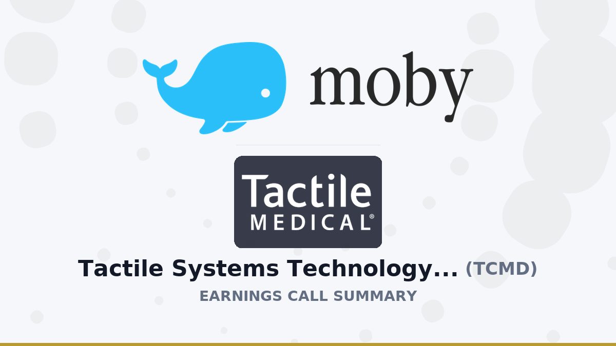 Tactile Systems Technology, Inc. Q2 2026 Earnings Call Summary