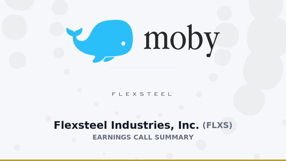 Flexsteel Industries, Inc. Q4 2026 Earnings Call Summary