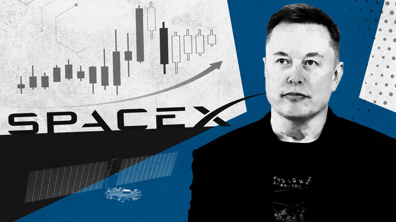 SpaceX stock is treading water as Elon's other company — Tesla — reports Wednesday night