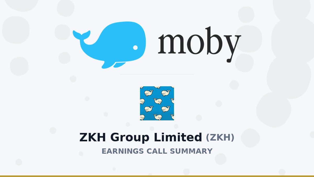 ZKH Group Limited Q2 2026 Earnings Call Summary
