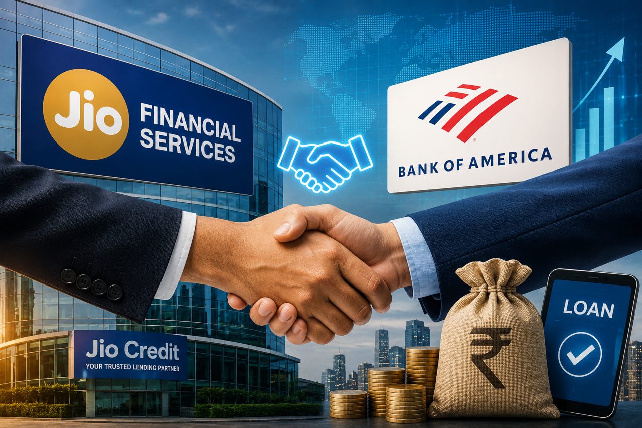 Jio Financial shares in focus as Bank of America set to acquire 50% stake in Jio Credit for Rs 18,268 crore