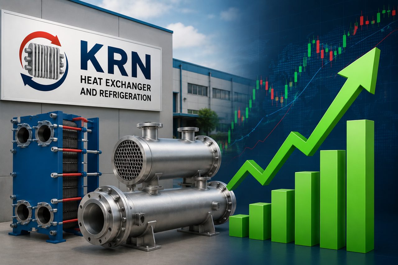 KRN Heat Exchanger shares hit 5% upper circuit as Q1 net profit more than doubles