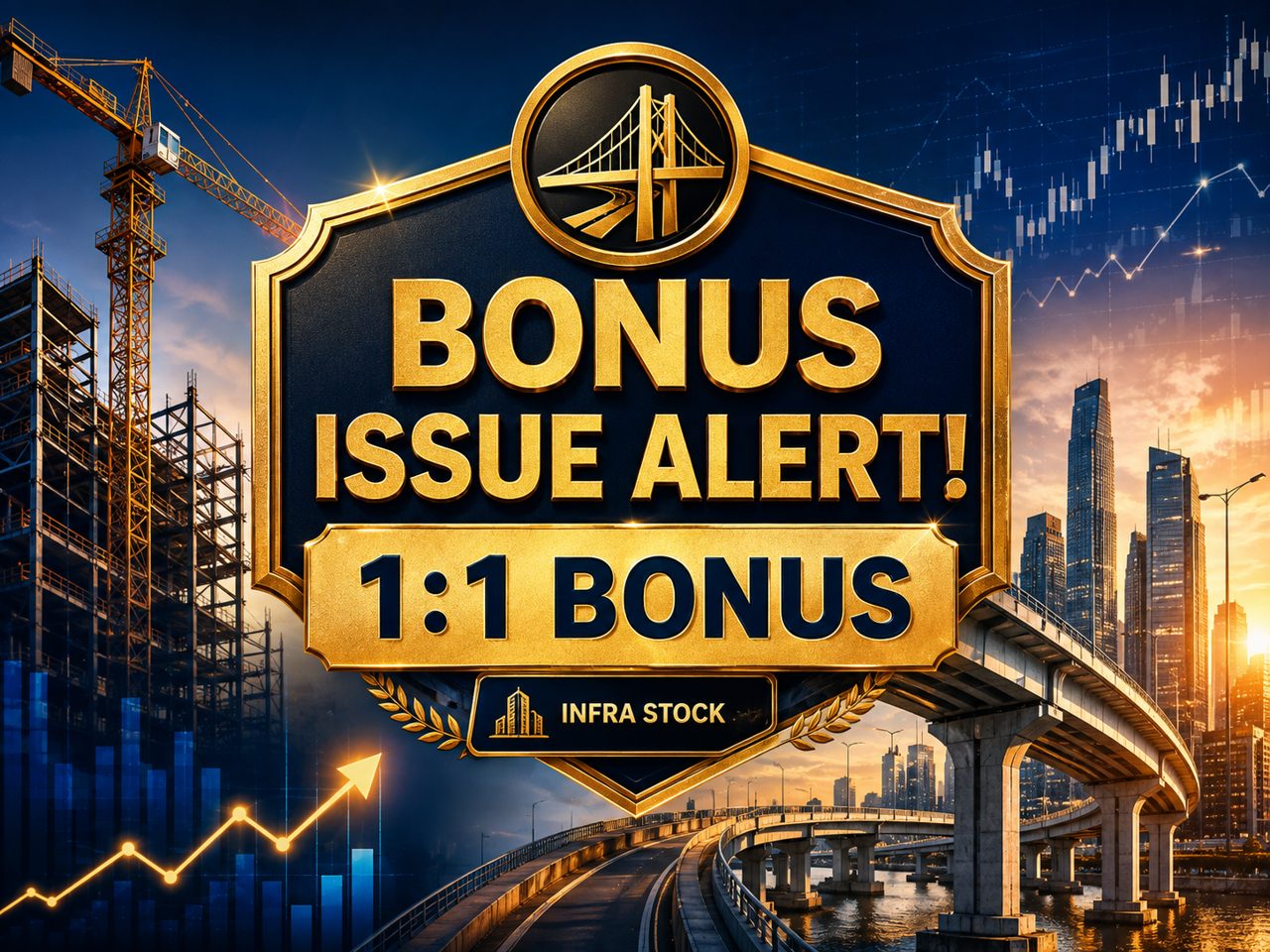 Bonus issue alert! This smallcap infra stock that jumped 50% in a month has declared 1:1 bonus issue